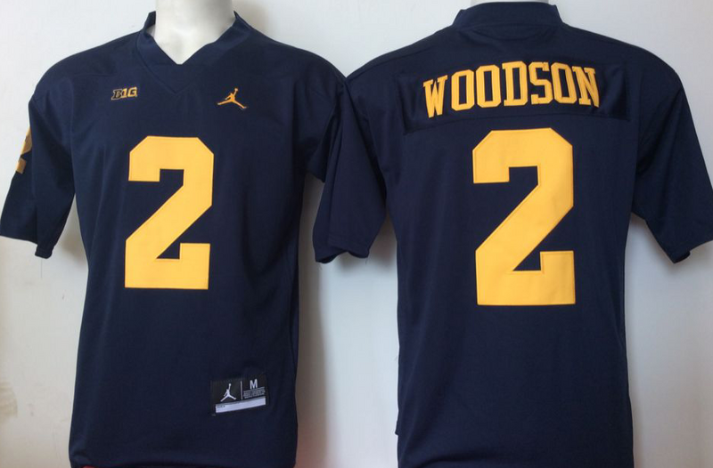 NCAA Youth Michigan Wolverines Blue Jordan #2 jerseys->youth ncaa jersey->Youth Jersey